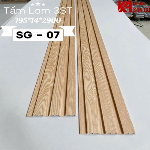 Tấm Ốp Tường Lam 3 Sóng Thấp SG-07
